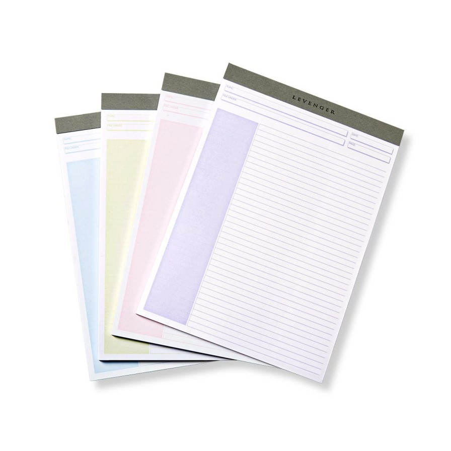 Notebooks & Stationery Levenger Freeleaf & Notepads | Freeleaf Soft Color Annotation Ruled Pads (Set Of 4)