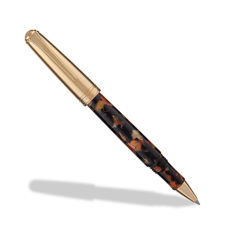 Writing Levenger Rollerball Pens | True Writer Classic Tortoise D'Oro Pen