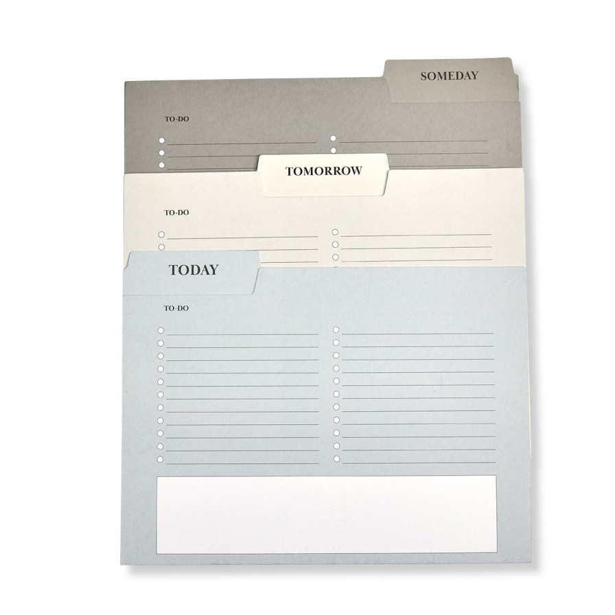 Notebooks & Stationery Levenger Unusual Office Supplies | Perfect Timing File Folders (Set Of 6)