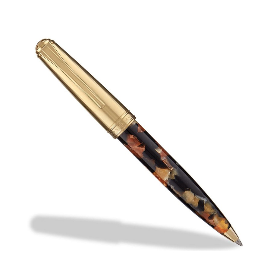 Writing Levenger Levenger Pens | True Writer Classic Tortoise D'Oro Pen