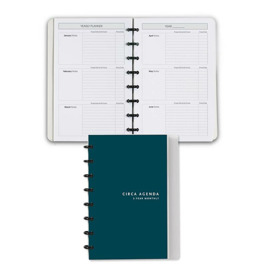 Circa Notebooks Levenger Circa Letter Notebooks | Circa 2 Year Monthly Agenda, Junior