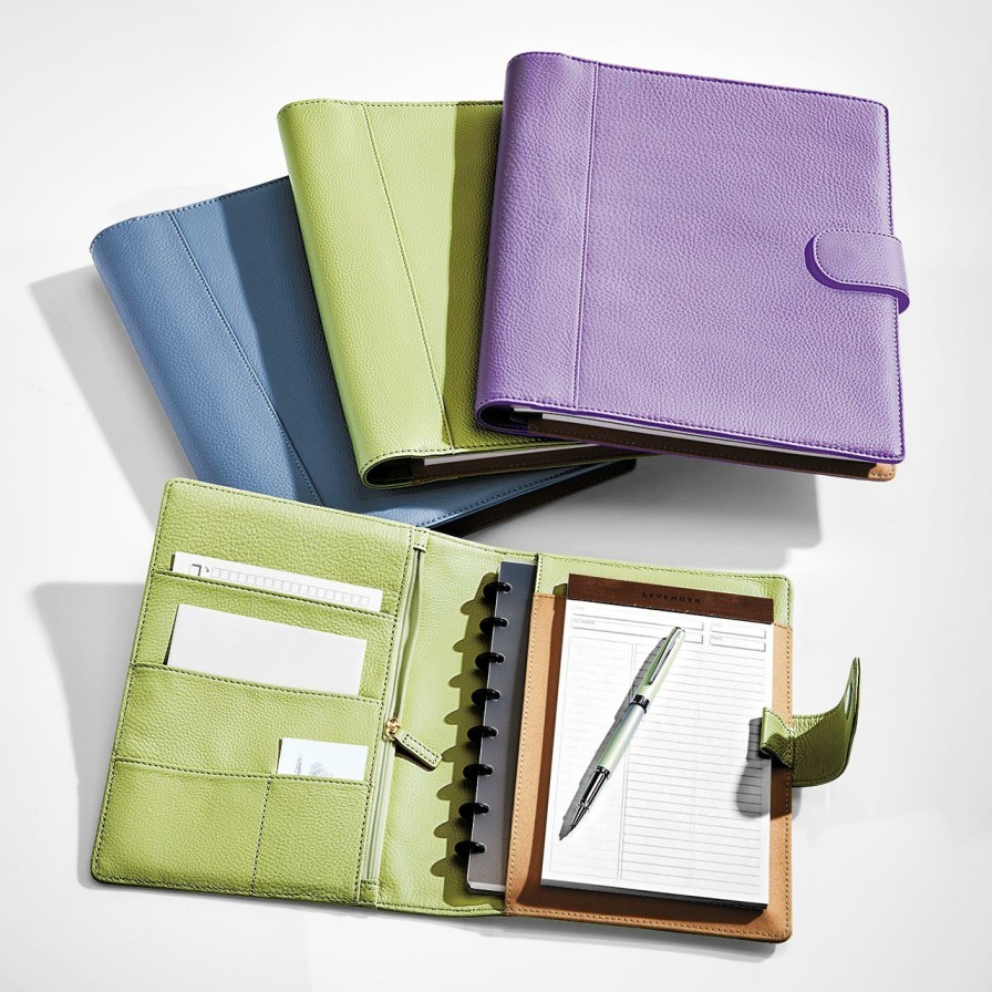 Circa Notebooks Levenger Circa Letter Notebooks | Circa Pebbled Leather Softolio