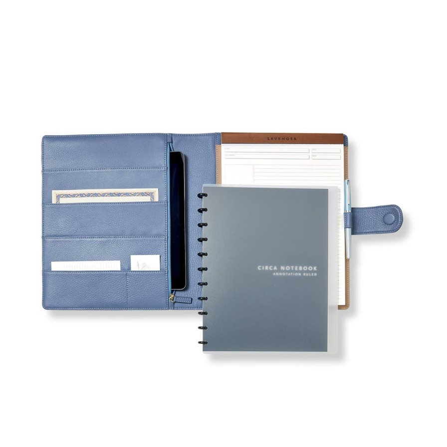 Circa Notebooks Levenger Circa Letter Notebooks | Circa Pebbled Leather Softolio