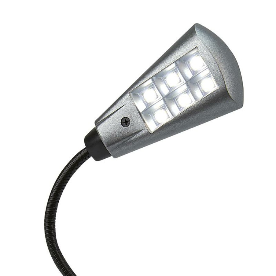 Reading Levenger Booklights & Magnifiers | Flex Adjustable Led Book Light Silver