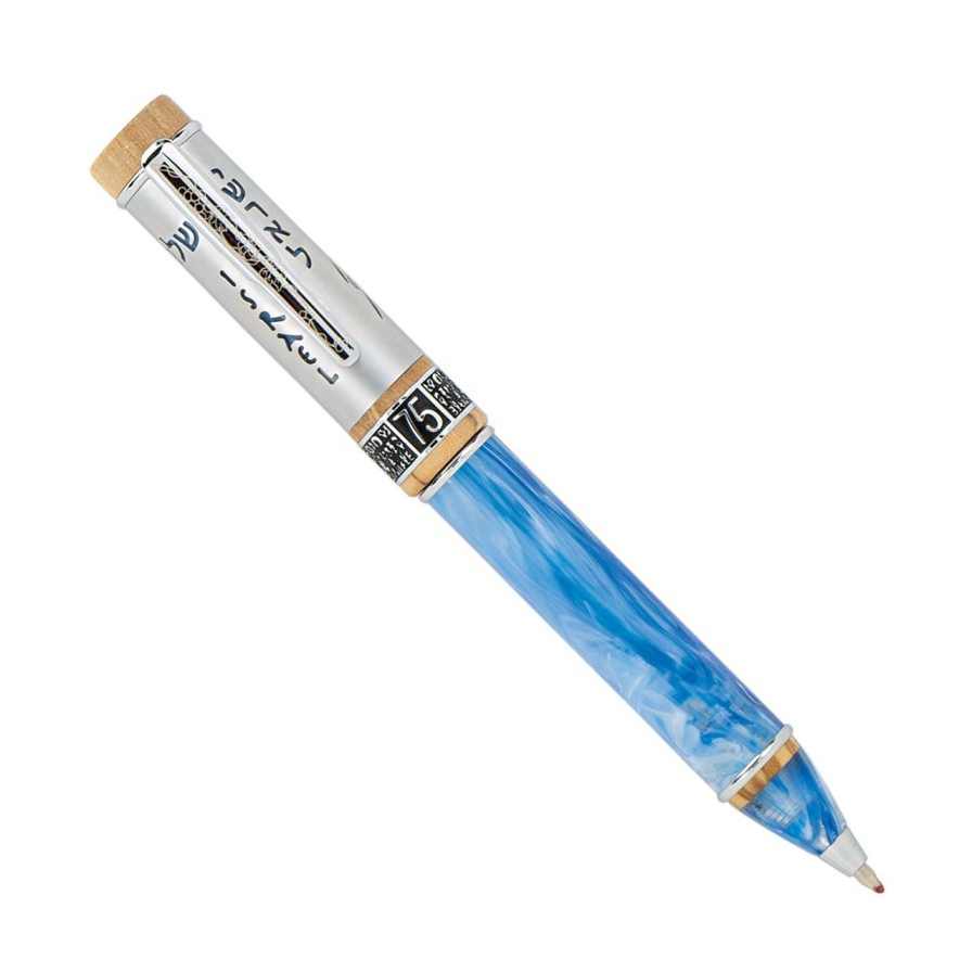 Writing Levenger Rollerball Pens | Conklin Israel 75Th Anniversary Diamond Jubilee Pen