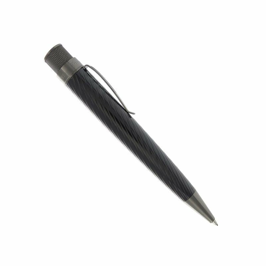 Writing Levenger Retro 51 | Retro 51 Tornado Big Shots Rollerball Pen-Black