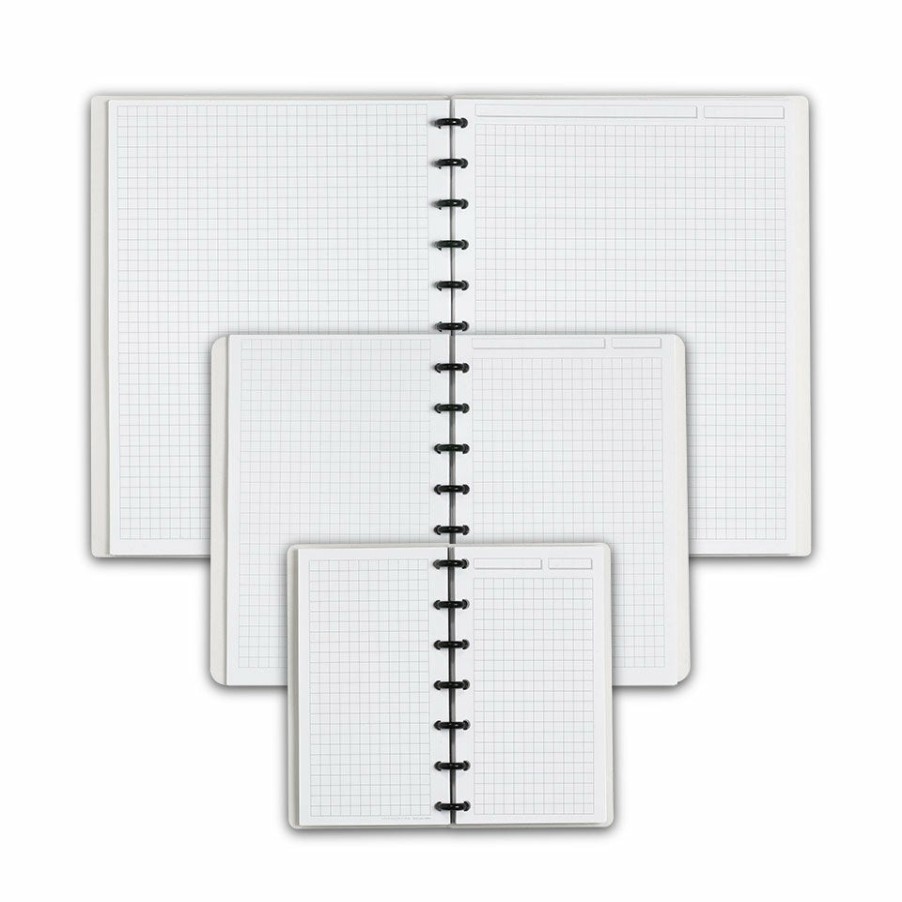 Circa Notebooks Levenger Circa Junior Notebooks | Circa Special Request Personalized Notebook, Full-Page Grid