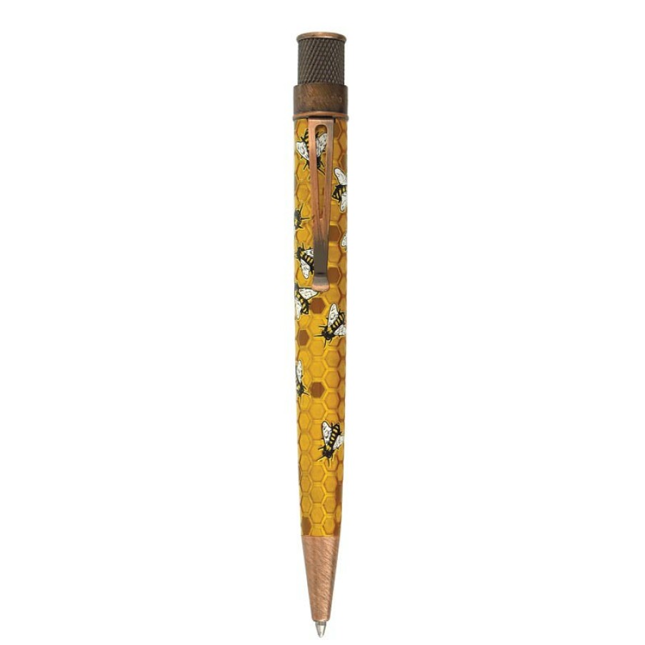 Writing Levenger Ballpoint Pens | Retro 51 Tornado Rescue Honey Bee Ballpoint Pen