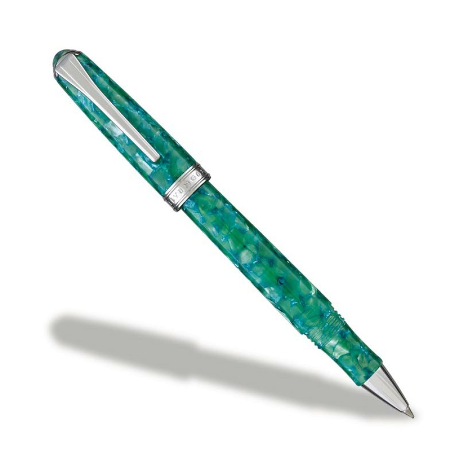 Writing Levenger Rollerball Pens | True Writer Classic Jade Ocean Pen