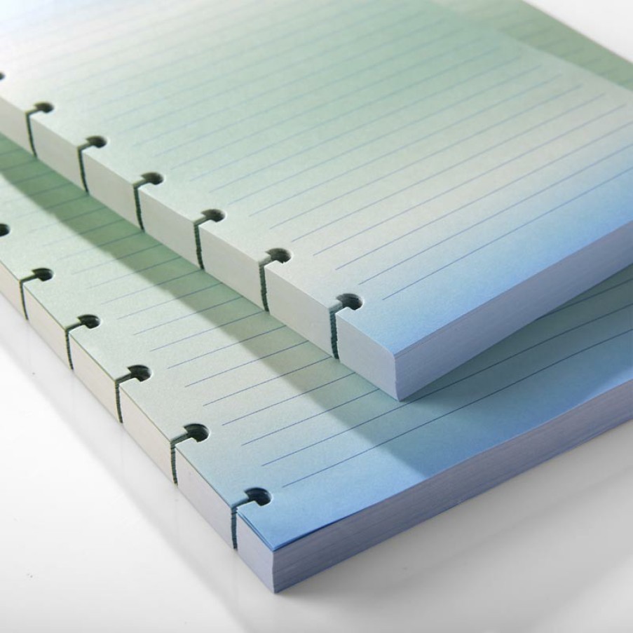 Circa Notebooks Levenger Sea & Sky | Circa Blue Ombre Gradient Full-Page Ruled Refill (100 Sheets)