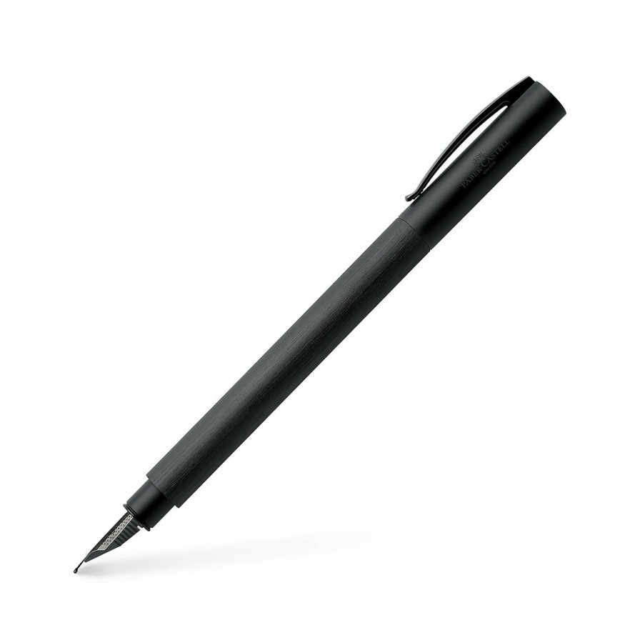 Writing Levenger Fountain Pens | Faber-Castell Ambition All Black Fountain Pen