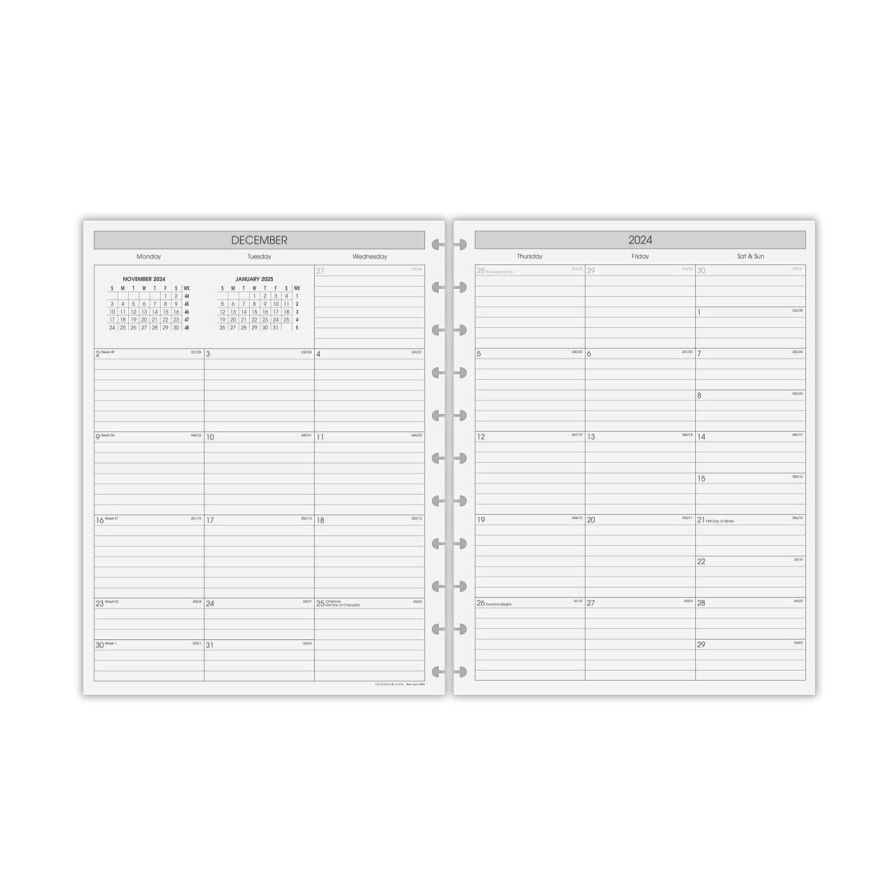 Circa Notebooks Levenger Circa Smartplanners® | Special Request Circa Weekly Agenda Refill