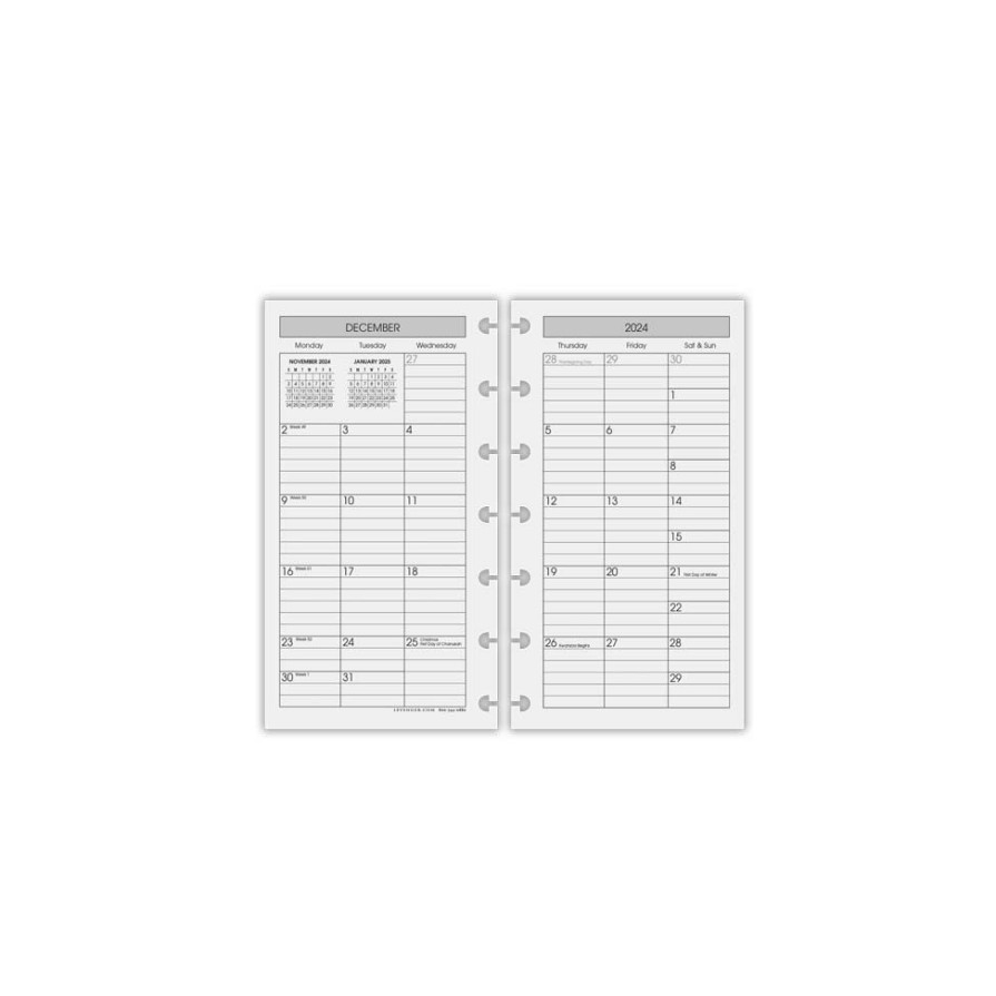 Circa Notebooks Levenger Circa Smartplanners® | Special Request Circa Weekly Agenda Refill