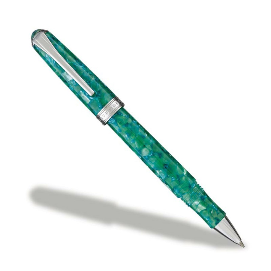 Writing Levenger Levenger Pens | True Writer Classic Jade Ocean Pen