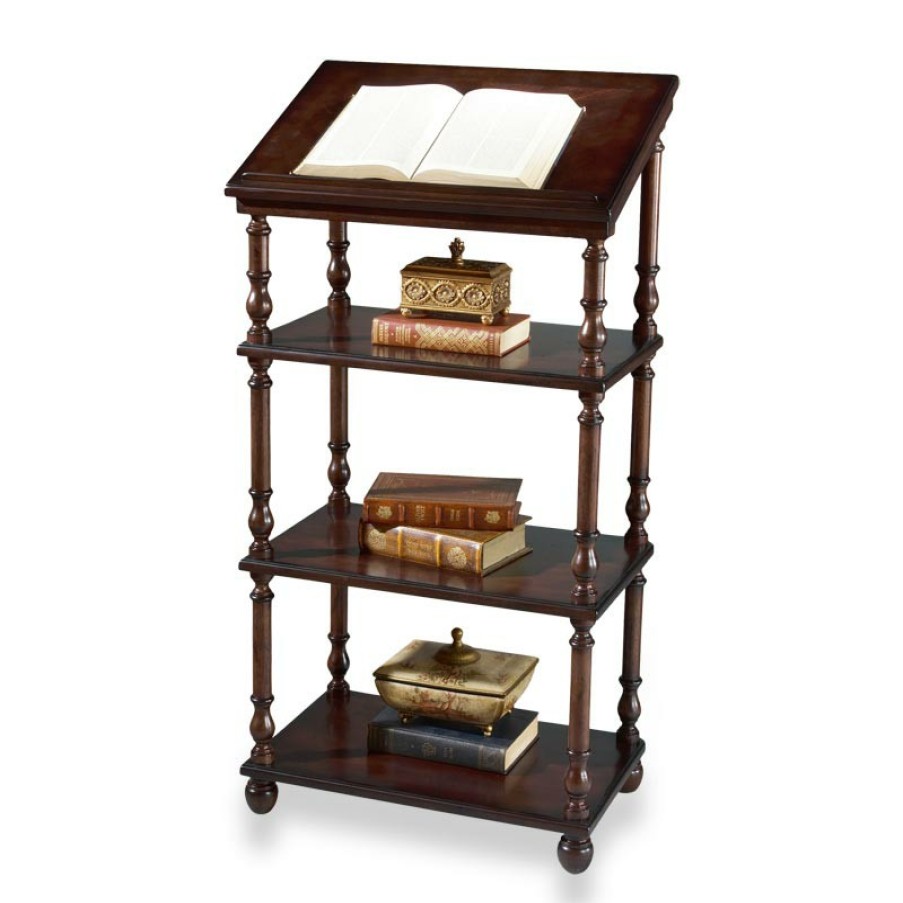 Reading Levenger Bookends & Stands | Library Stand Antique Cherry