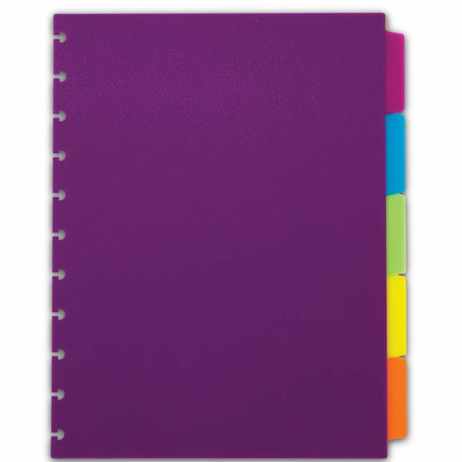 Circa Notebooks Levenger Circa Notebook Accessories | Circa Vivacious Tab Dividers (Set Of 5)