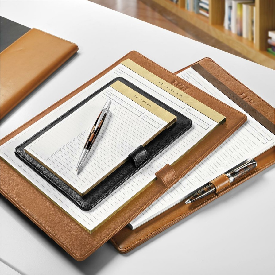 Notebooks & Stationery Levenger Padfolios | Leather Freeleaf Pad Backer