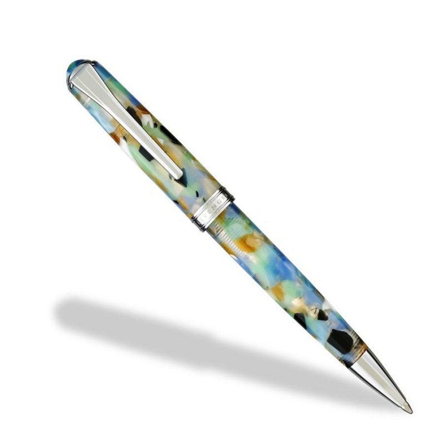 Writing Levenger Levenger Pens | True Writer Slim Sea Glass Ballpoint Pen