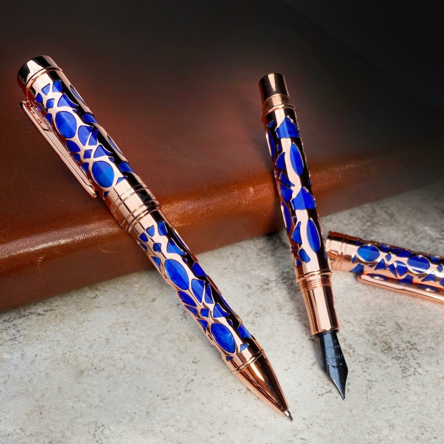 Writing Levenger Ballpoint Pens | Conklin Endura Deco Crest Ballpoint Pen