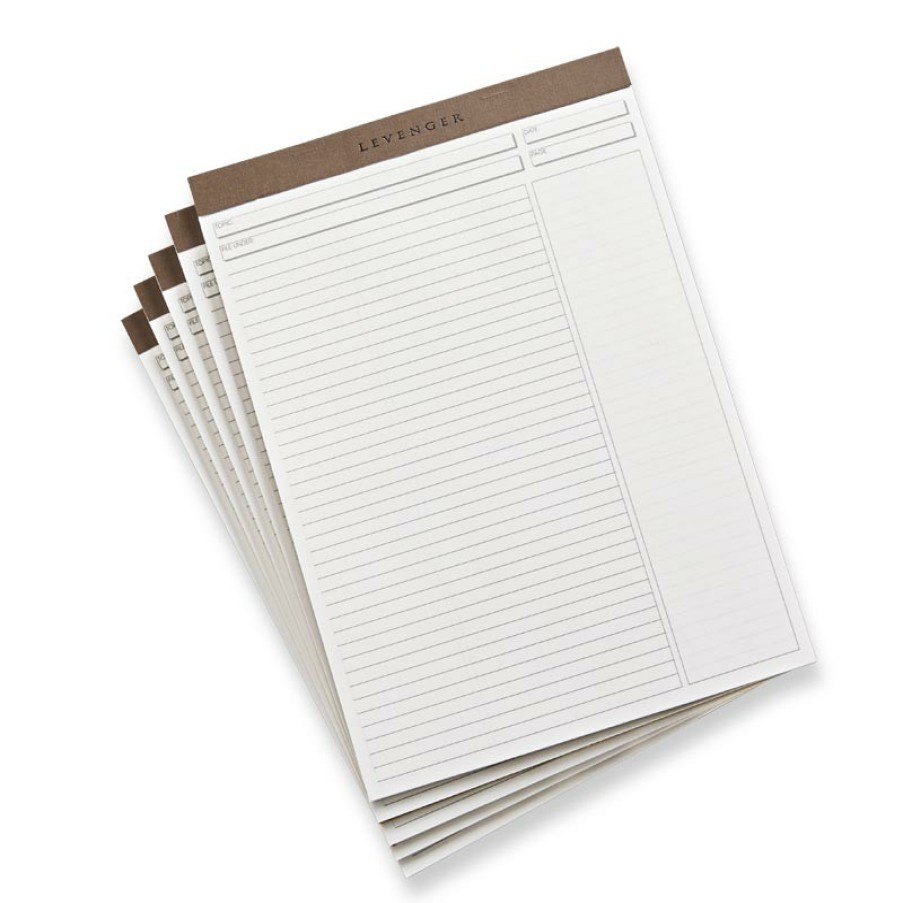 Notebooks & Stationery Levenger Freeleaf & Notepads | Freeleaf Right Annotation Ruled Notepad (Set Of 5)