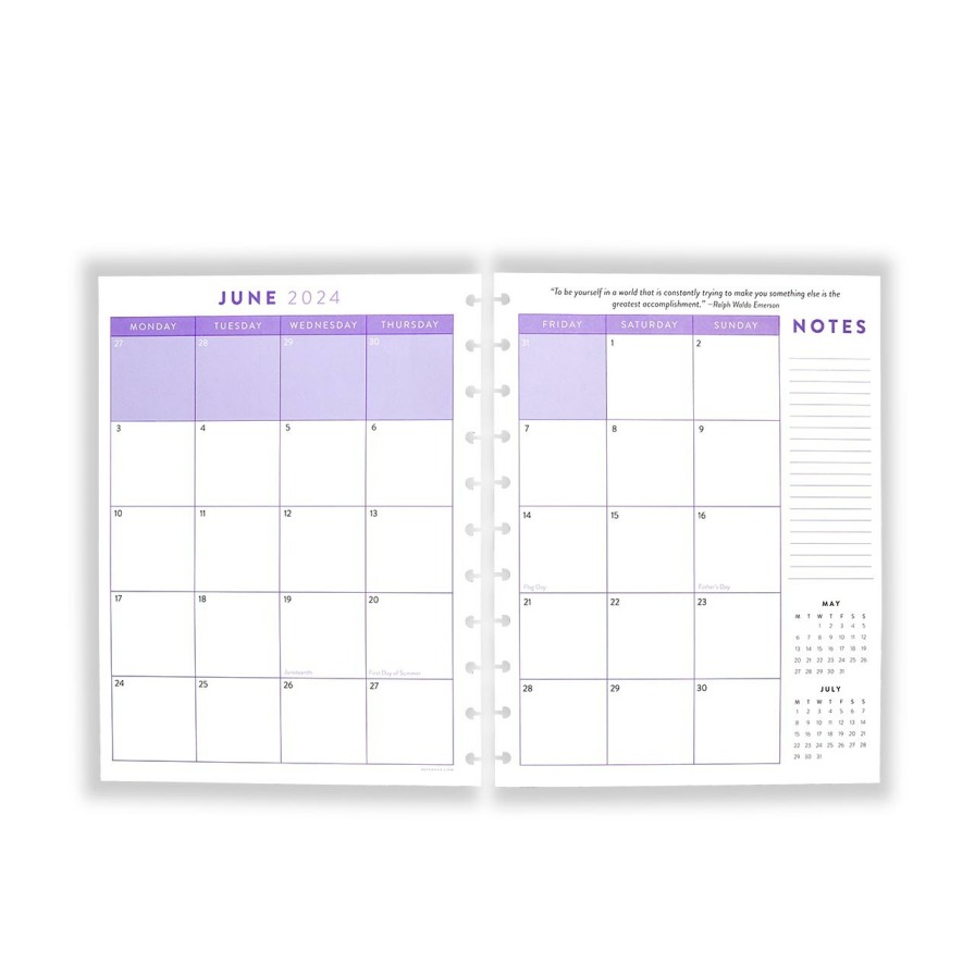 Circa Notebooks Levenger Circa Smartplanners® | Circa Smartplanner Visions Weekly Agenda Refill