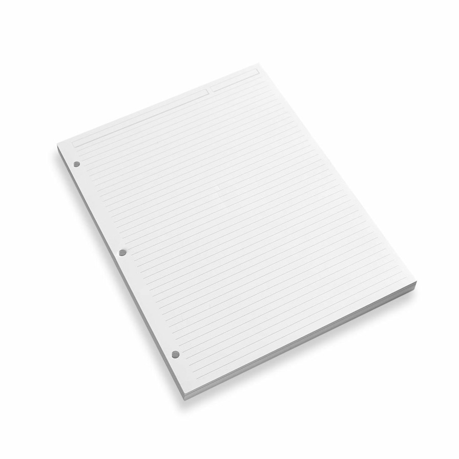 Notebooks & Stationery Levenger Paper Refills | Special Request 3-Ring Full-Page Ruled Refill (100 Sheets)