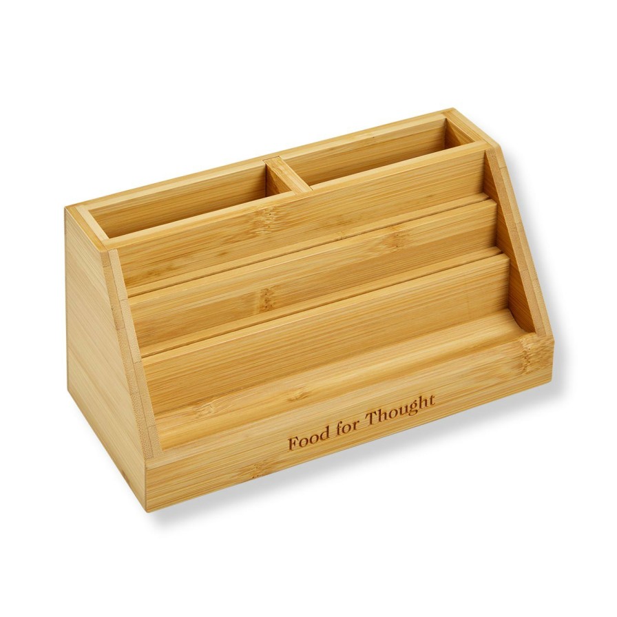 Home & Office Levenger Workspace Organizers | Bamboo Index Card Bleachers