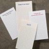 Notebooks & Stationery Levenger Premium Personalized Index Cards | 250 Personalized Wallet Cards, Vertical Grid