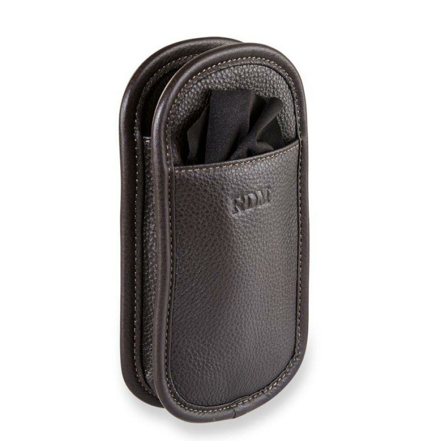 Reading Levenger Professional Eyeglass Cases | Bomber Jacket Read & Write Eyeglass Case Mocha