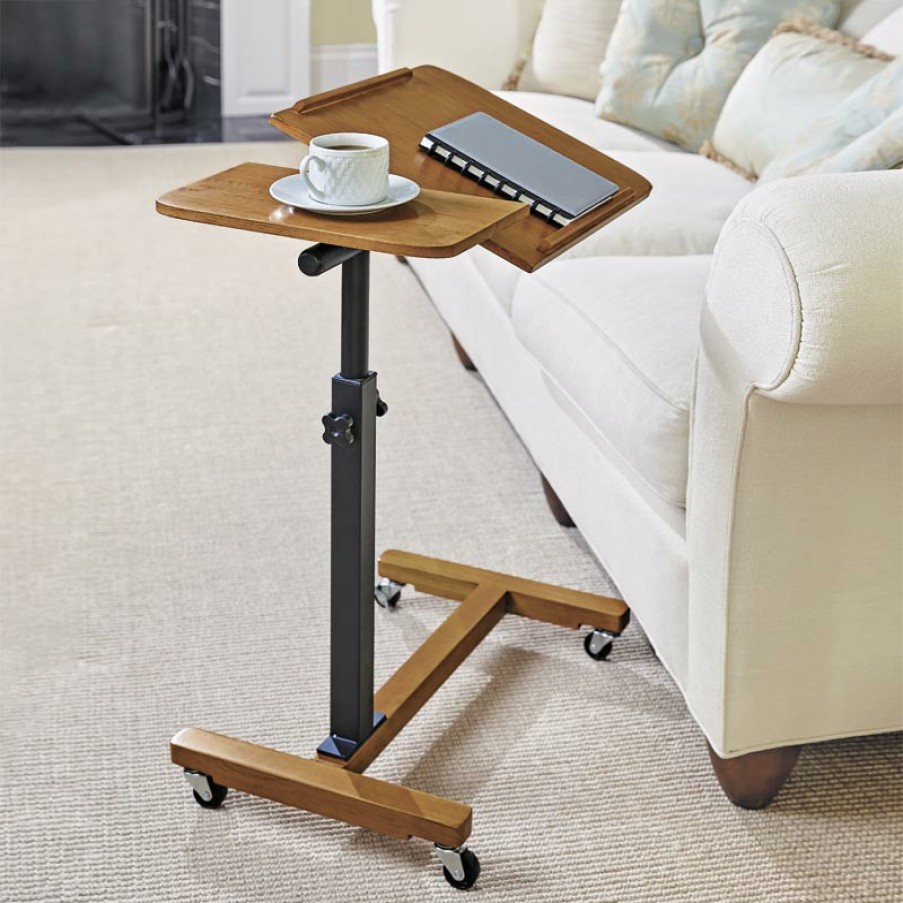 Reading Levenger Reader Furnishings | Wood Readers' Table