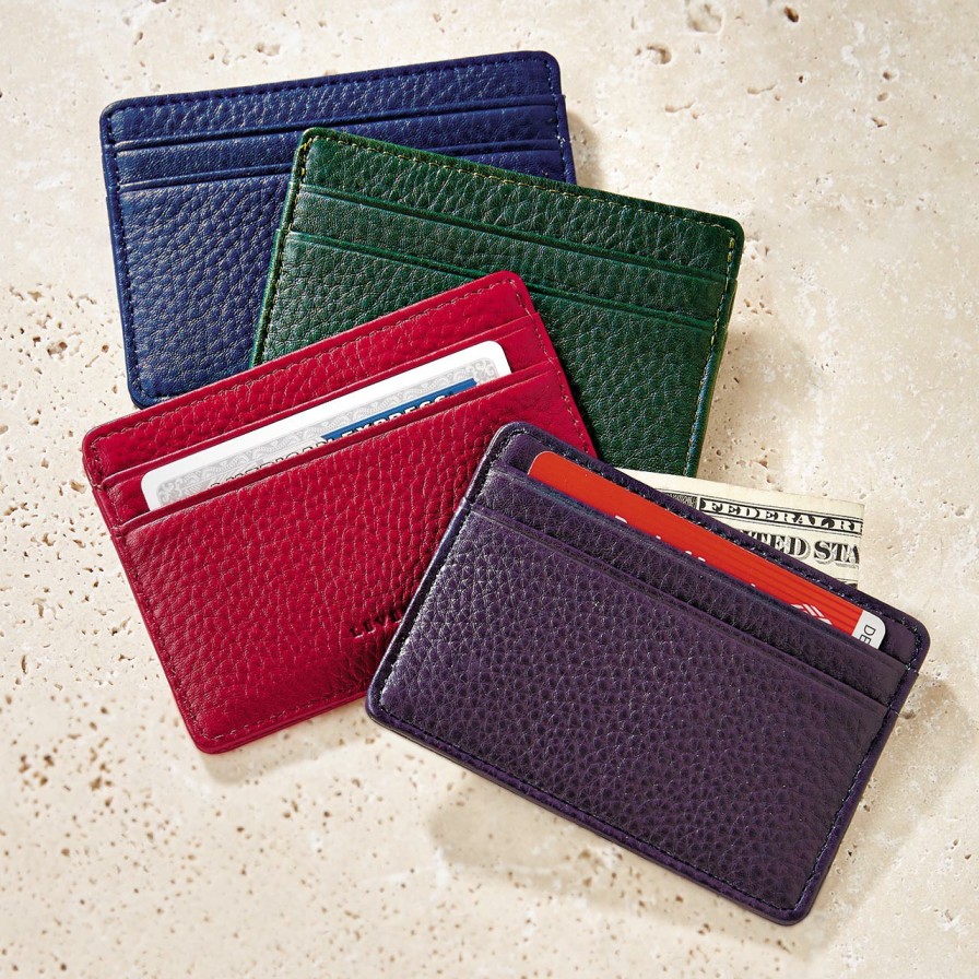 Bags & Accessories Levenger Wallets & Card Cases | Slim Card Case