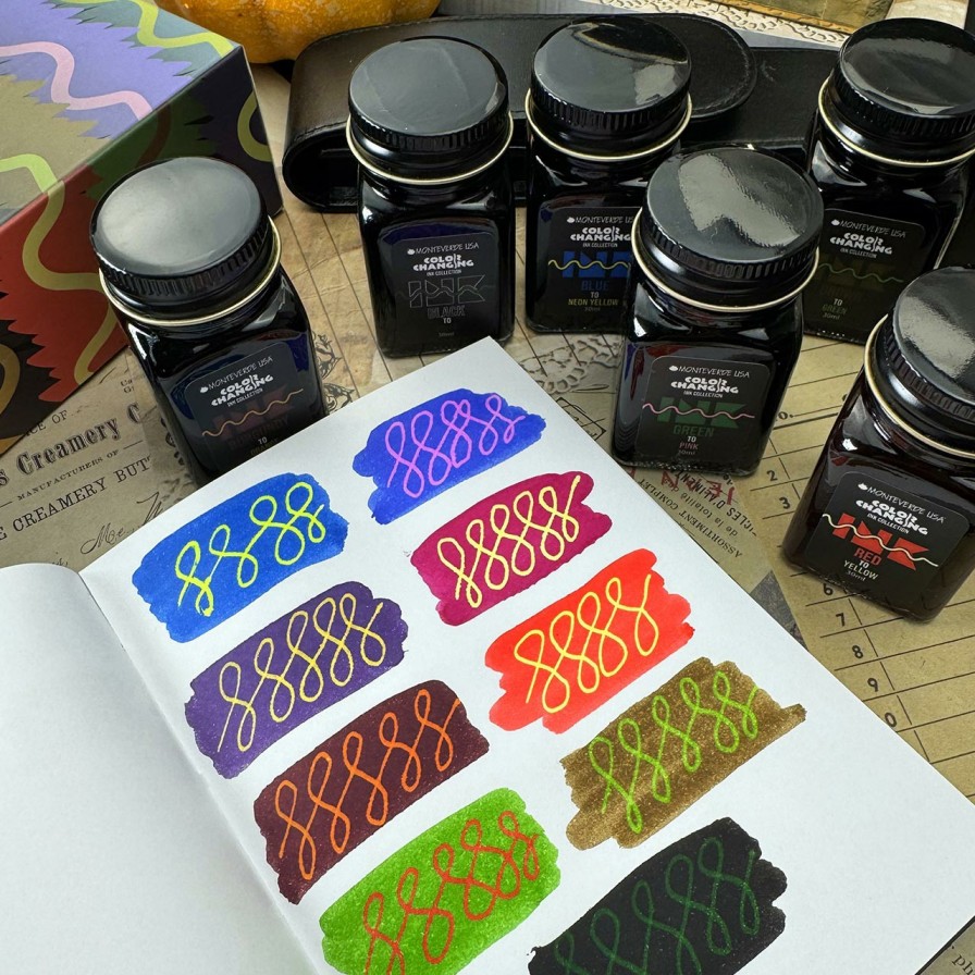 Writing Levenger + 22 More | Monteverde Color Changing Ink Gift Set