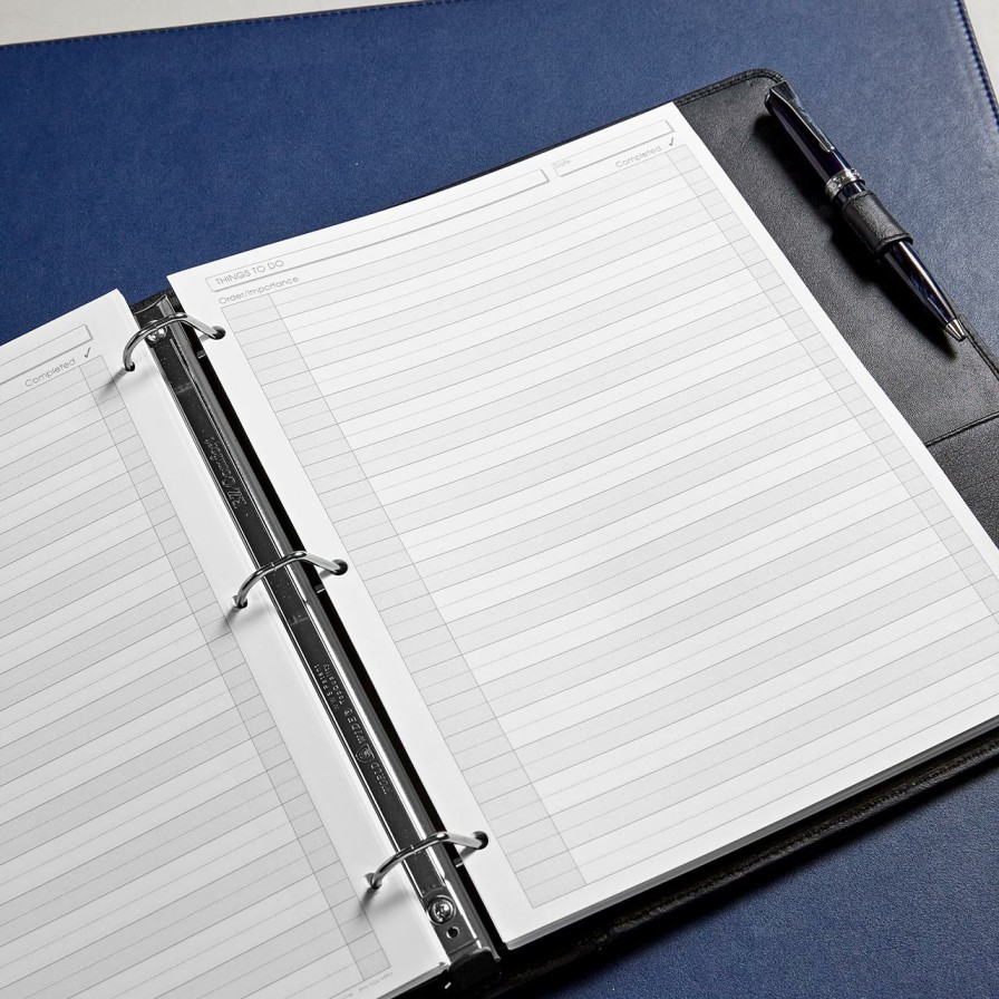 Notebooks & Stationery Levenger Paper Refills | Special Request 3-Ring Things To Do Refill (100 Sheets)