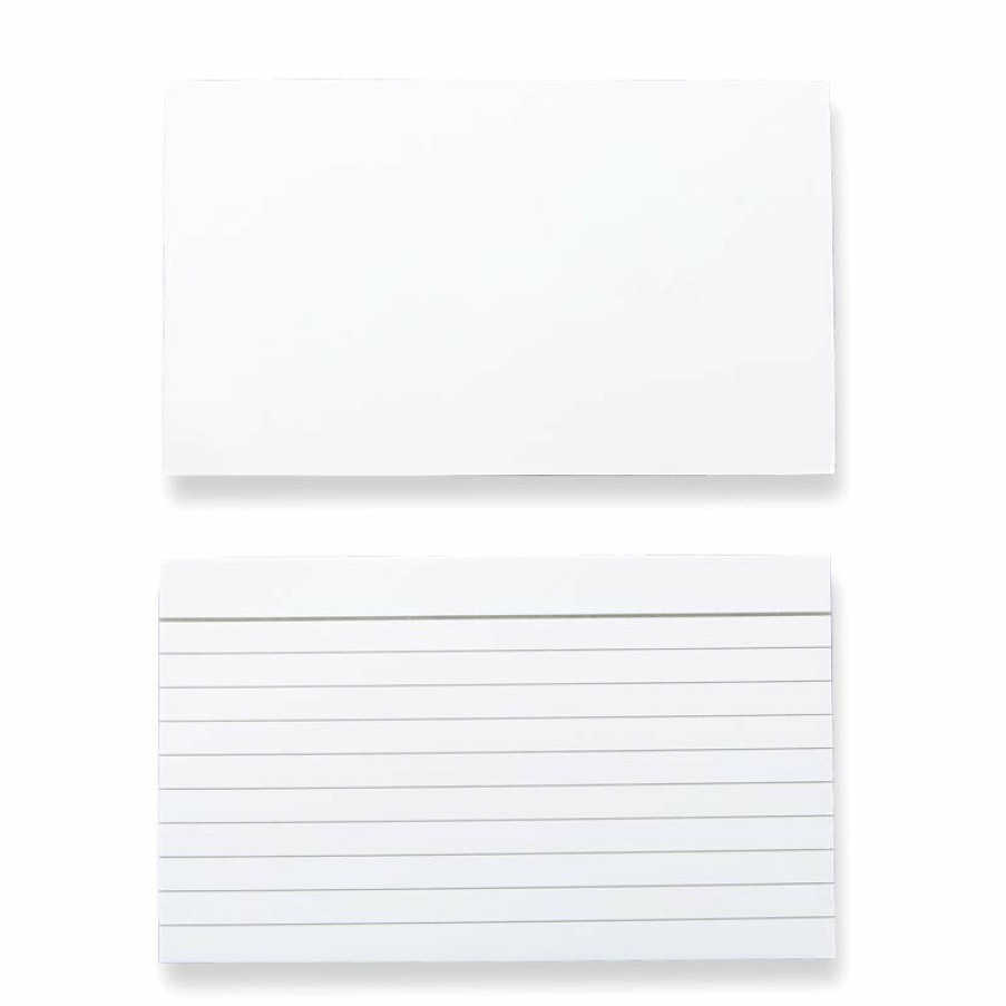 Notebooks & Stationery Levenger Premium Index Cards | 100 Horizontal Ruled 3 X 5 Cards