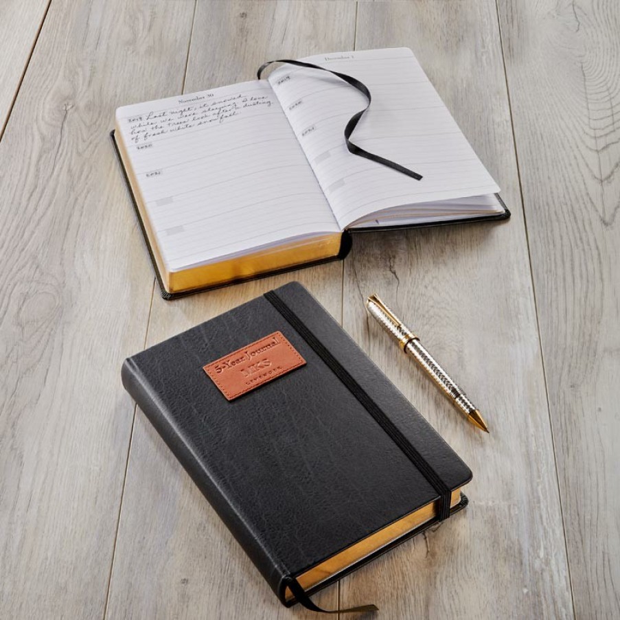 Notebooks & Stationery Levenger Journals & Notebooks | 5-Year Journal Black