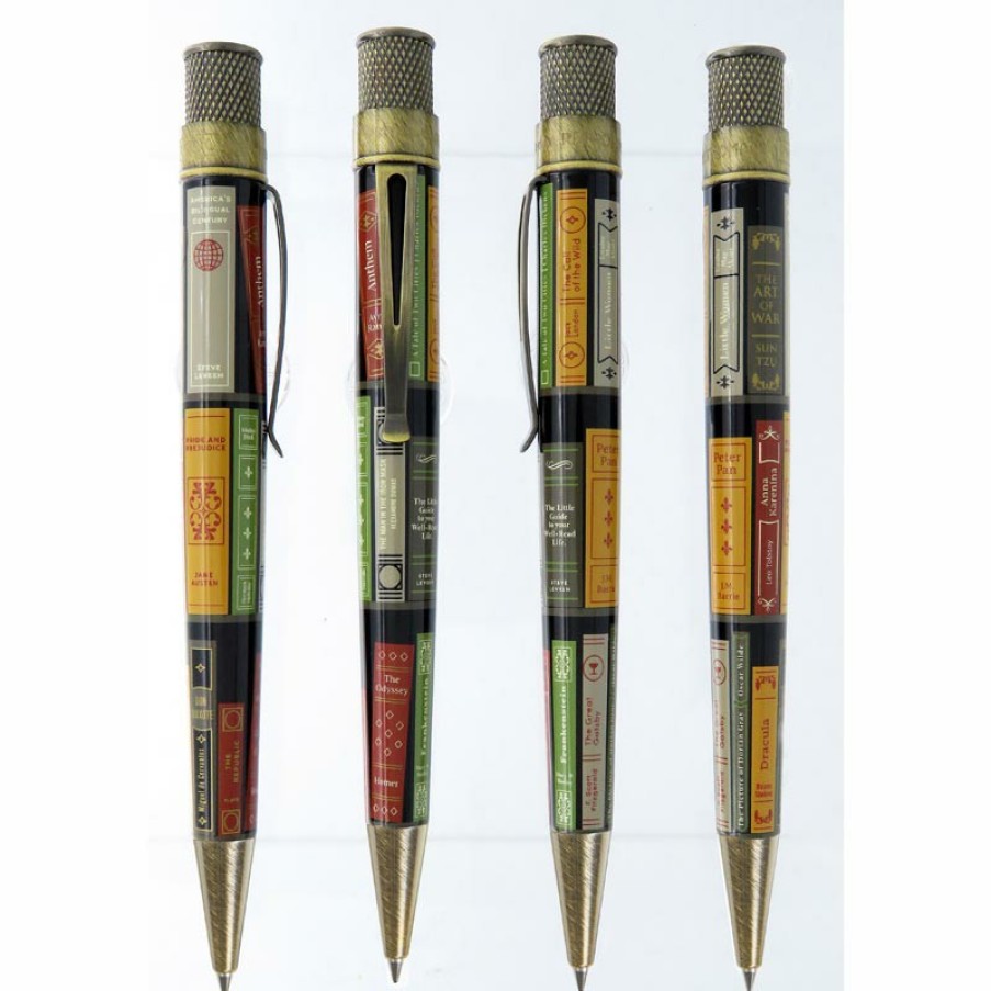 Writing Levenger Retro 51 | Retro 51 Tornado Library Exclusive Rollerball Pen